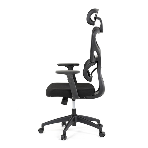 Kancelářská židle, houpací mechanismus, černá, KA-K2080 BK