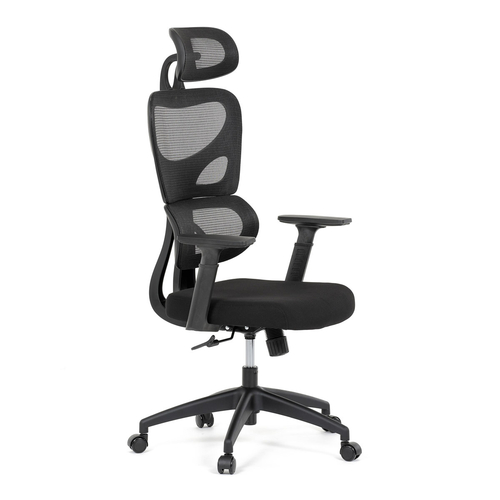 Kancelářská židle, houpací mechanismus, černá, KA-K2080 BK