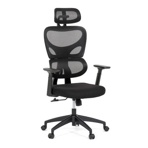 Kancelářská židle, houpací mechanismus, černá, KA-K2080 BK