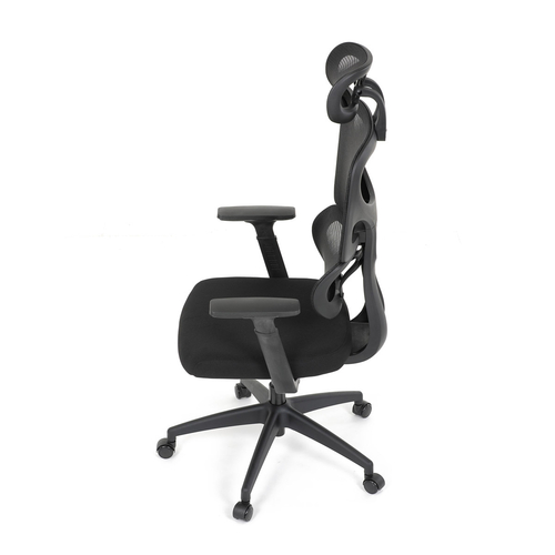 Kancelářská židle, houpací mechanismus, černá, KA-K2080 BK