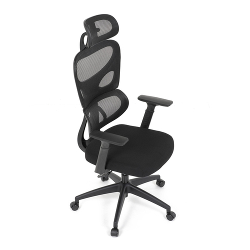 Kancelářská židle, houpací mechanismus, černá, KA-K2080 BK