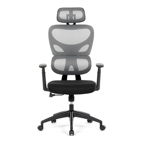 Kancelářská židle, houpací mechanismus, šedá, KA-K2080 GREY