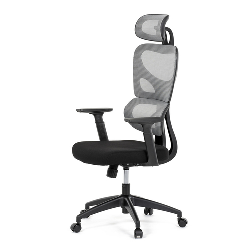 Kancelářská židle, houpací mechanismus, šedá, KA-K2080 GREY