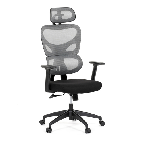 Kancelářská židle, houpací mechanismus, šedá, KA-K2080 GREY