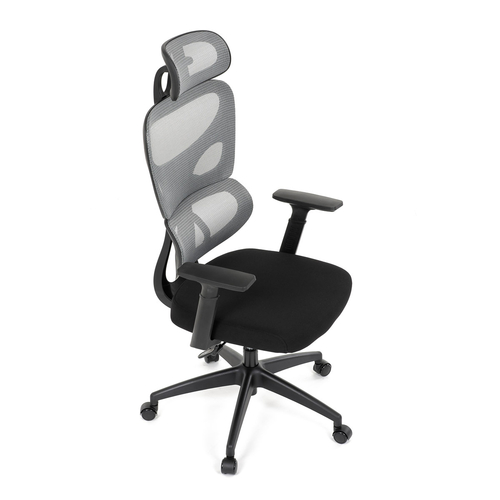 Kancelářská židle, houpací mechanismus, šedá, KA-K2080 GREY