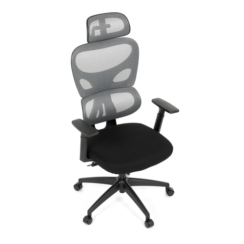Kancelářská židle, houpací mechanismus, šedá, KA-K2080 GREY