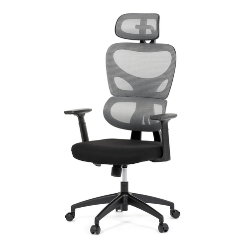 Kancelářská židle, houpací mechanismus, šedá, KA-K2080 GREY