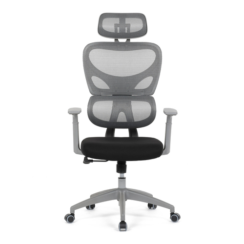 Kancelářská židle, houpací mechanismus, šedá, KA-K2081 GREY