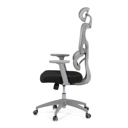 Kancelářská židle, houpací mechanismus, šedá, KA-K2081 GREY