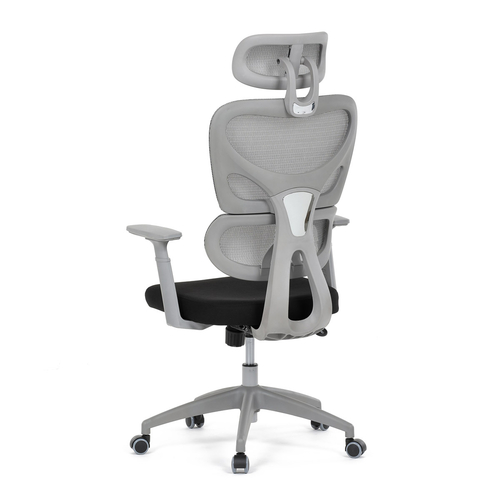 Kancelářská židle, houpací mechanismus, šedá, KA-K2081 GREY