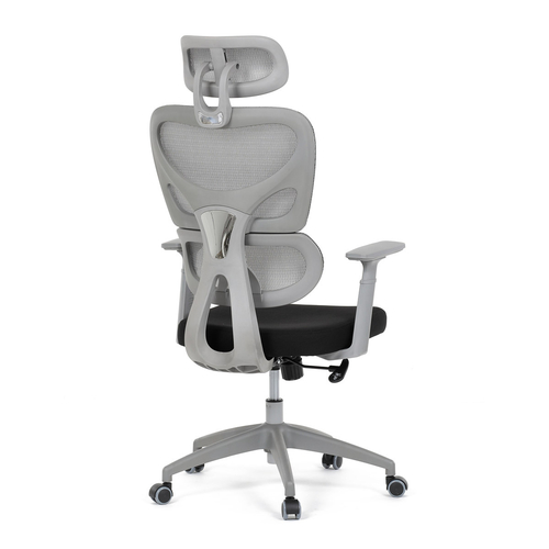 Kancelářská židle, houpací mechanismus, šedá, KA-K2081 GREY