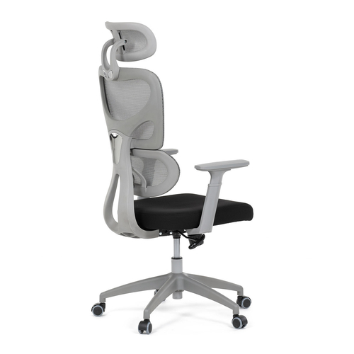 Kancelářská židle, houpací mechanismus, šedá, KA-K2081 GREY