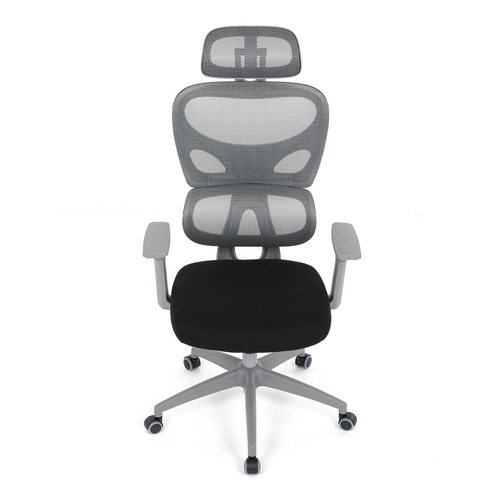 Kancelářská židle, houpací mechanismus, šedá, KA-K2081 GREY
