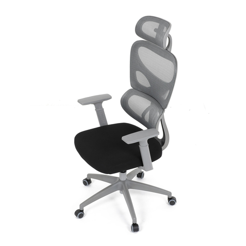 Kancelářská židle, houpací mechanismus, šedá, KA-K2081 GREY