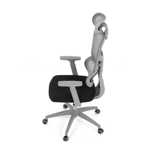 Kancelářská židle, houpací mechanismus, šedá, KA-K2081 GREY