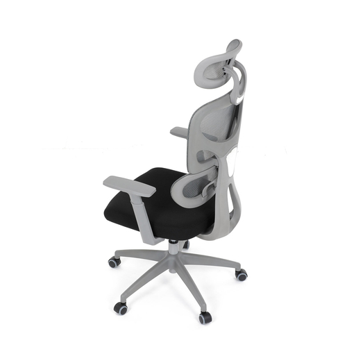 Kancelářská židle, houpací mechanismus, šedá, KA-K2081 GREY