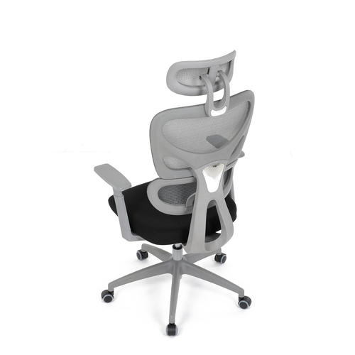 Kancelářská židle, houpací mechanismus, šedá, KA-K2081 GREY