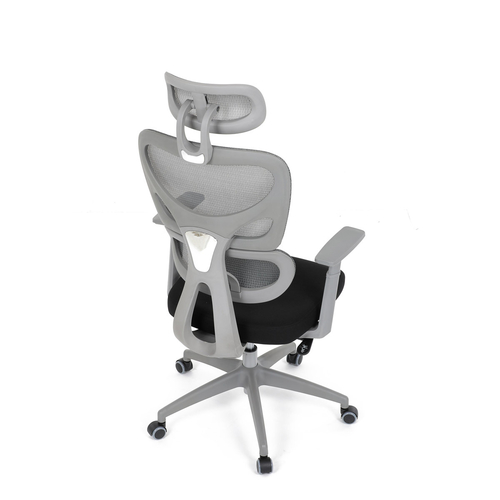 Kancelářská židle, houpací mechanismus, šedá, KA-K2081 GREY