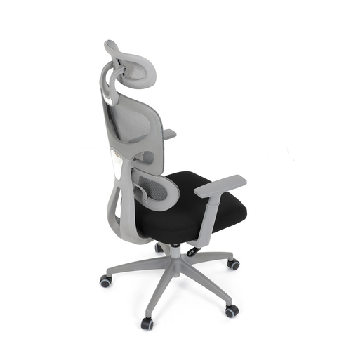 Kancelářská židle, houpací mechanismus, šedá, KA-K2081 GREY