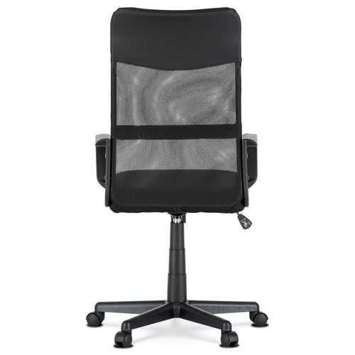 Kancelářská židle, houpací mechanismus, černá síťovina, KA-L601 BK