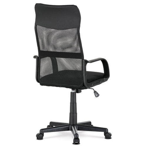 Kancelářská židle, houpací mechanismus, černá síťovina, KA-L601 BK
