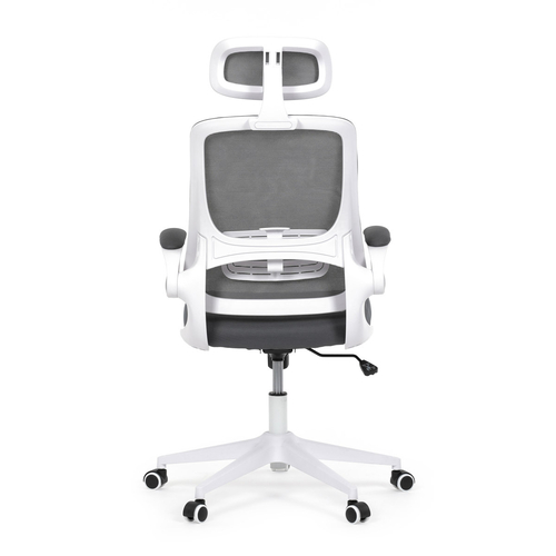 Kancelářská židle, houpací mechanismus, šedá síťovina, KA-Q843 GREY