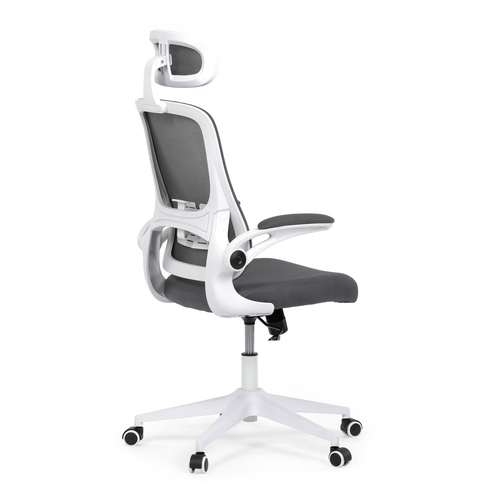 Kancelářská židle, houpací mechanismus, šedá síťovina, KA-Q843 GREY