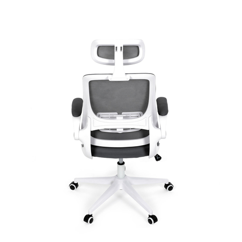 Kancelářská židle, houpací mechanismus, šedá síťovina, KA-Q843 GREY