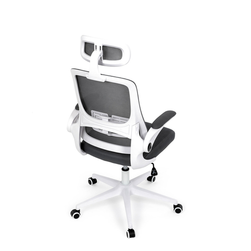 Kancelářská židle, houpací mechanismus, šedá síťovina, KA-Q843 GREY