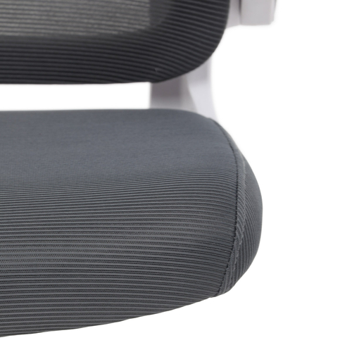 Kancelářská židle, houpací mechanismus, šedá síťovina, KA-Q843 GREY