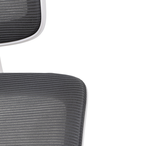 Kancelářská židle, houpací mechanismus, šedá síťovina, KA-Q843 GREY