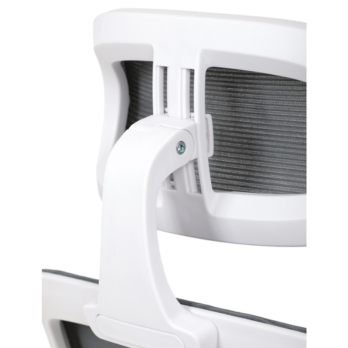Kancelářská židle, houpací mechanismus, šedá síťovina, KA-Q843 GREY