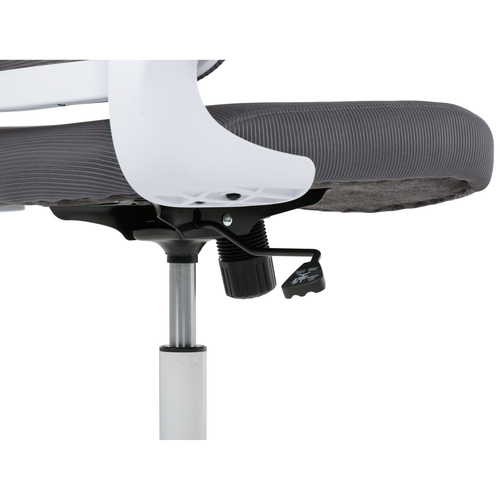 Kancelářská židle, houpací mechanismus, šedá síťovina, KA-Q843 GREY
