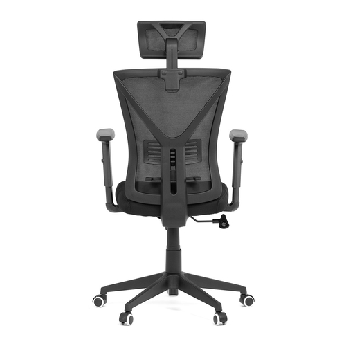 Kancelářská židle, houpací mechanismus, černá síťovina, KA-Q851 BK