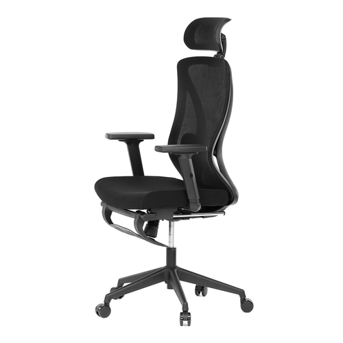 Kancelářská židle, synchronní mechanismus, černá síťovina, KA-S257 BK