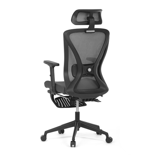 Kancelářská židle, synchronní mechanismus, šedá síťovina, KA-S257 GREY