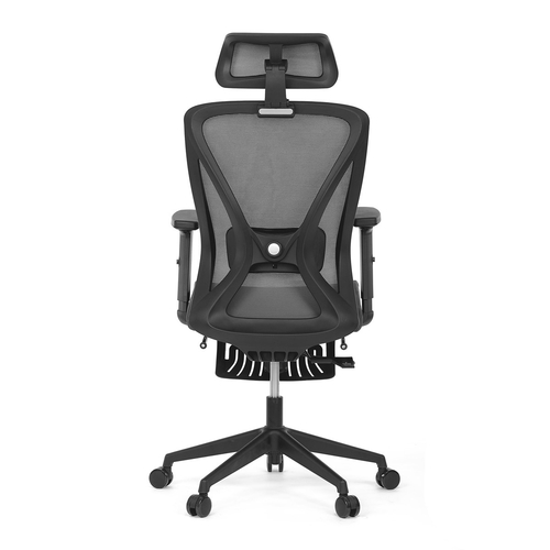 Kancelářská židle, synchronní mechanismus, šedá síťovina, KA-S257 GREY