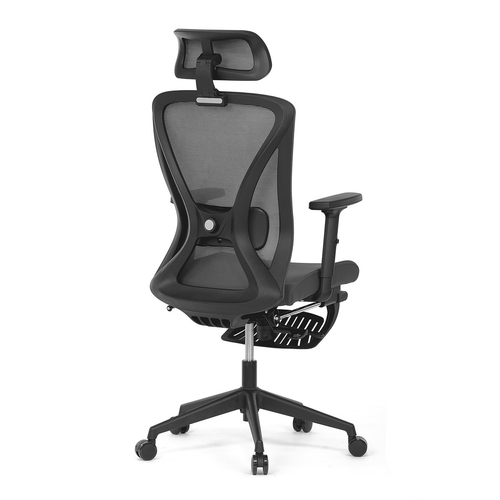 Kancelářská židle, synchronní mechanismus, šedá síťovina, KA-S257 GREY