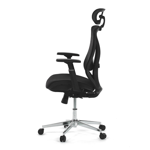 Kancelářská židle, synchronní mechanismus, černá síťovina, KA-S258 BK