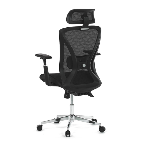 Kancelářská židle, synchronní mechanismus, černá síťovina, KA-S258 BK