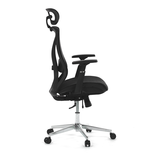Kancelářská židle, synchronní mechanismus, černá síťovina, KA-S258 BK