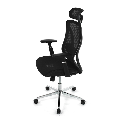 Kancelářská židle, synchronní mechanismus, černá síťovina, KA-S258 BK