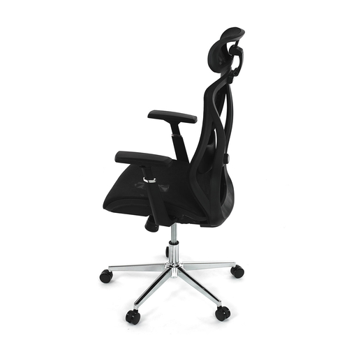 Kancelářská židle, synchronní mechanismus, černá síťovina, KA-S258 BK