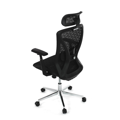 Kancelářská židle, synchronní mechanismus, černá síťovina, KA-S258 BK