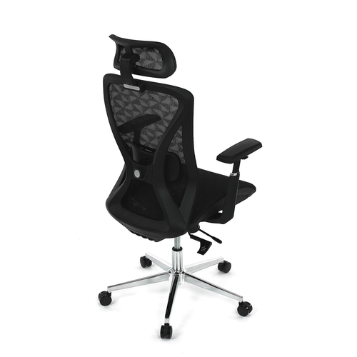 Kancelářská židle, synchronní mechanismus, černá síťovina, KA-S258 BK