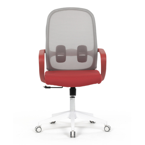 Kancelářská židle, houpací mechanismus, červená látka, KA-S425 RED
