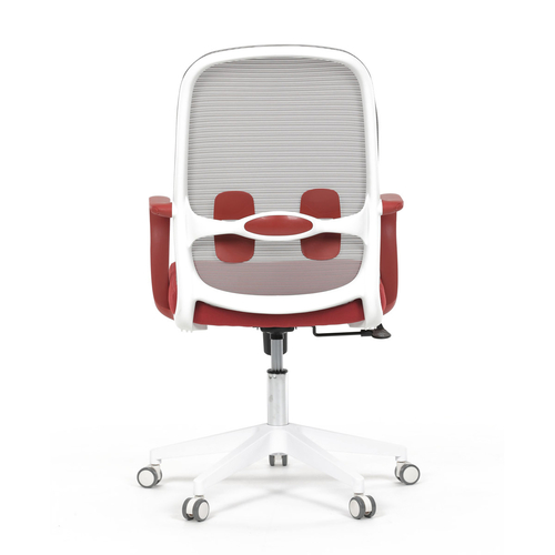 Kancelářská židle, houpací mechanismus, červená látka, KA-S425 RED