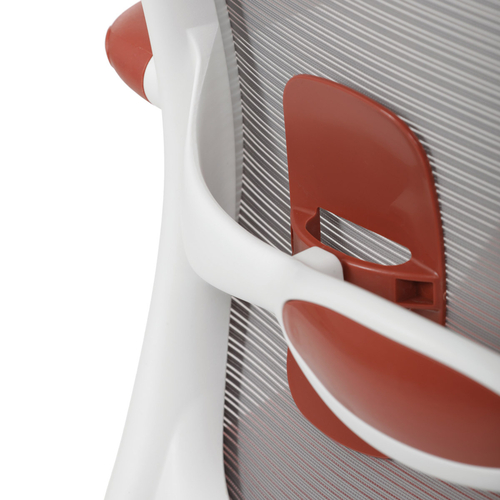 Kancelářská židle, houpací mechanismus, červená látka, KA-S425 RED