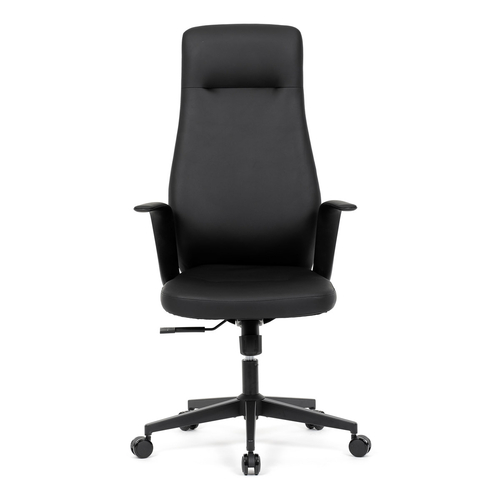 Kancelářské křeslo, synchronní mechanismus, černá ekokůže, KA-T8325 BK