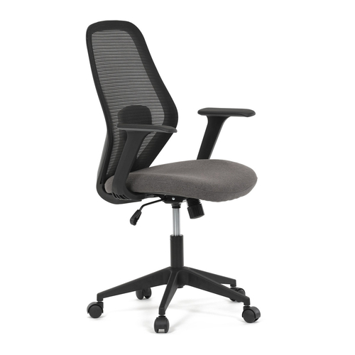 Kancelářská židle, houpací mechanismus, černá síťovina, KA-V3149 BK